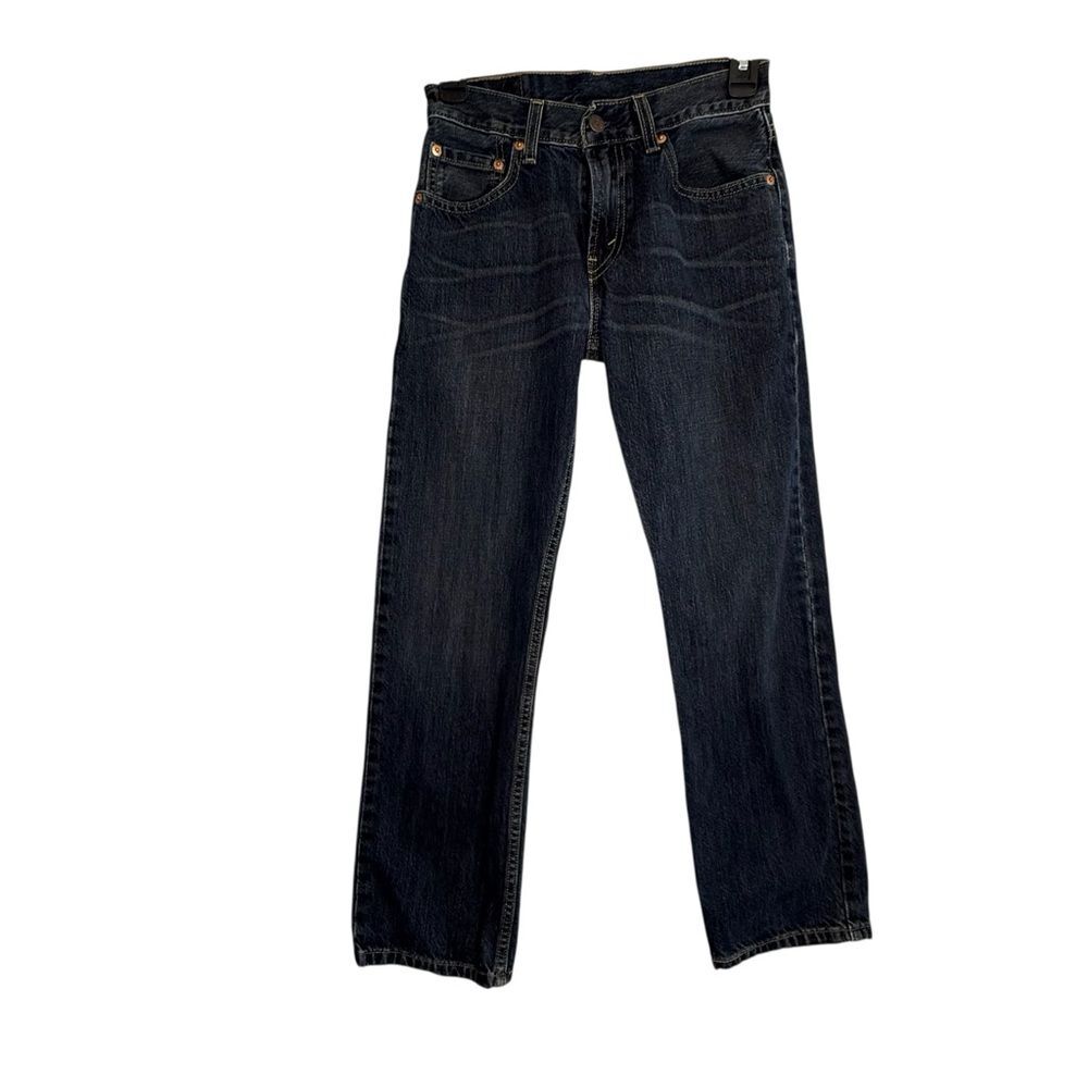 LEVI’S 514 Straight Leg Zipper 5 Pocket 100% Cotton Denim Jeans Size 26x26 12 R